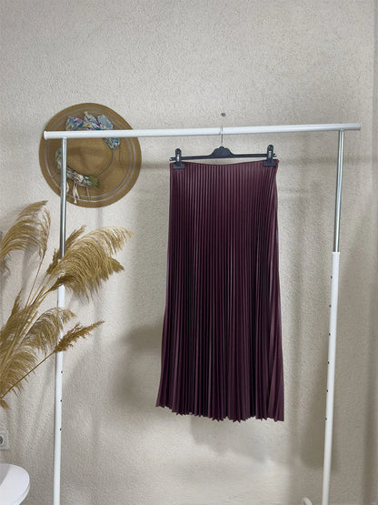 Pilili Etek - Bordo